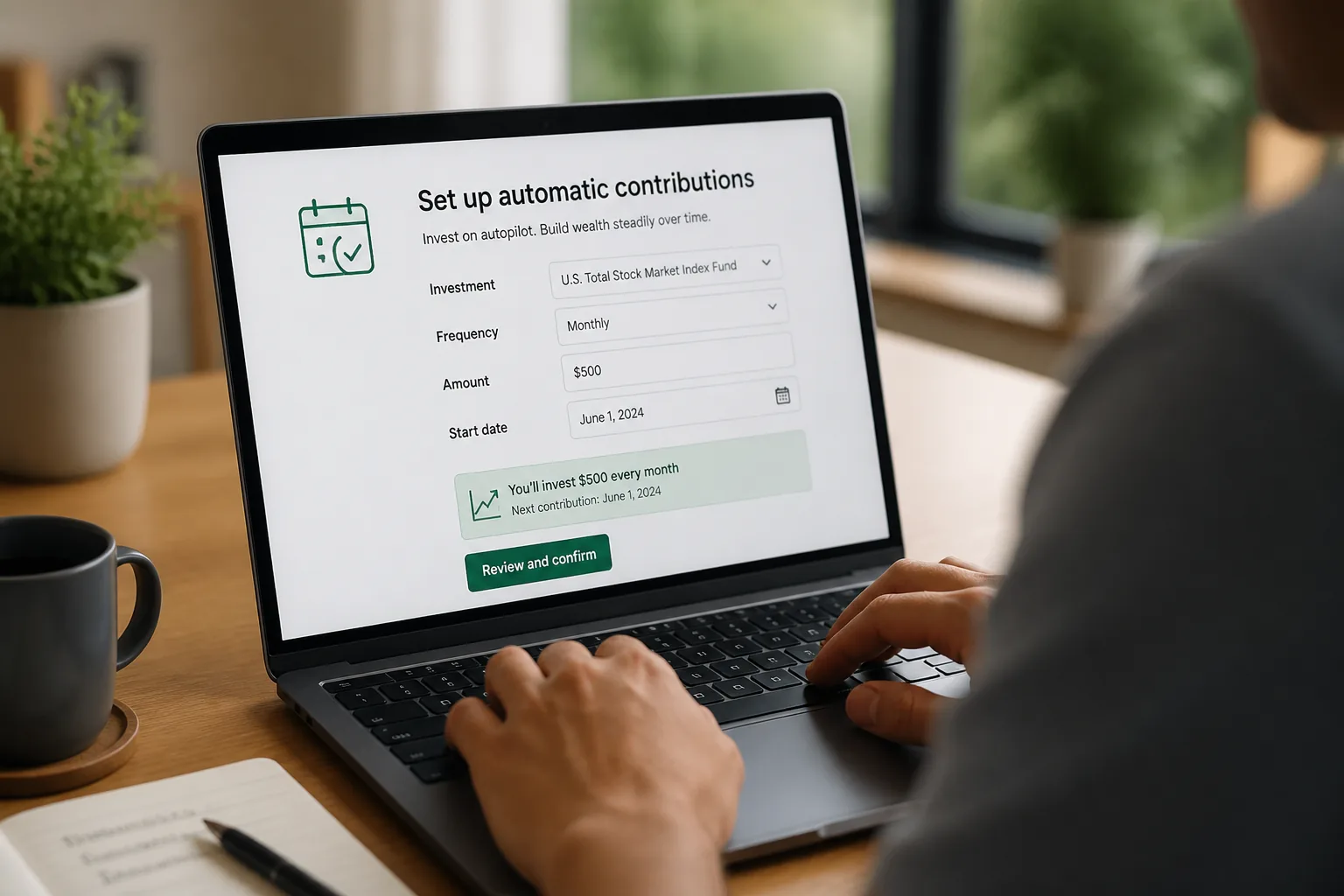automatic investing into index fund