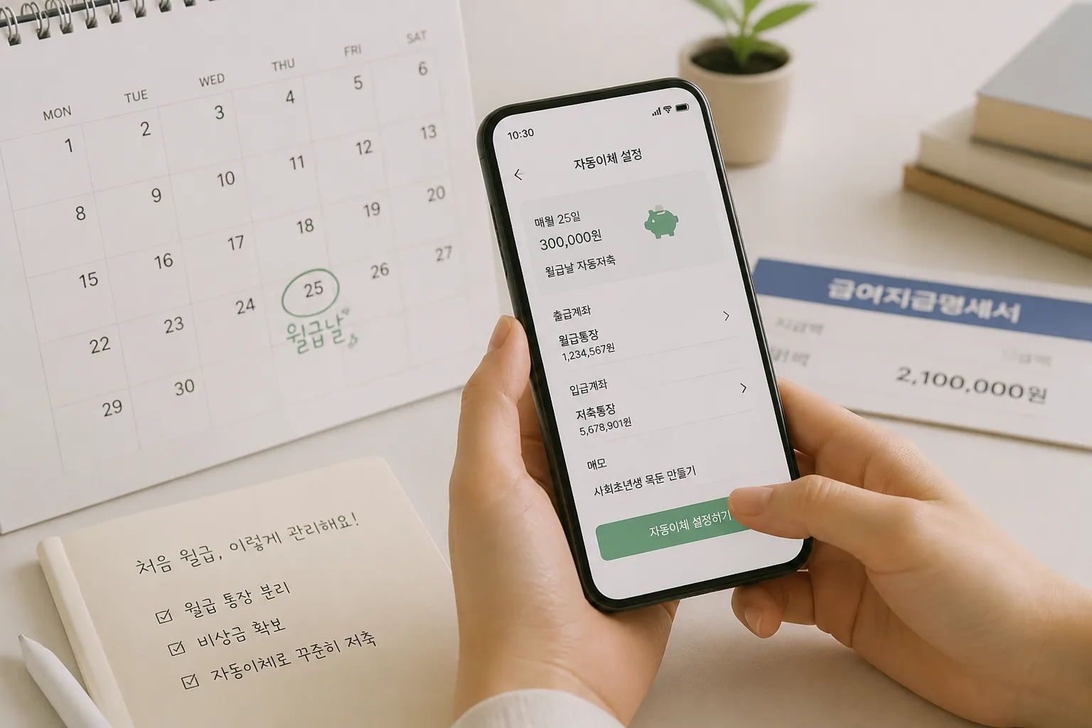 automatic savings setup for new graduates