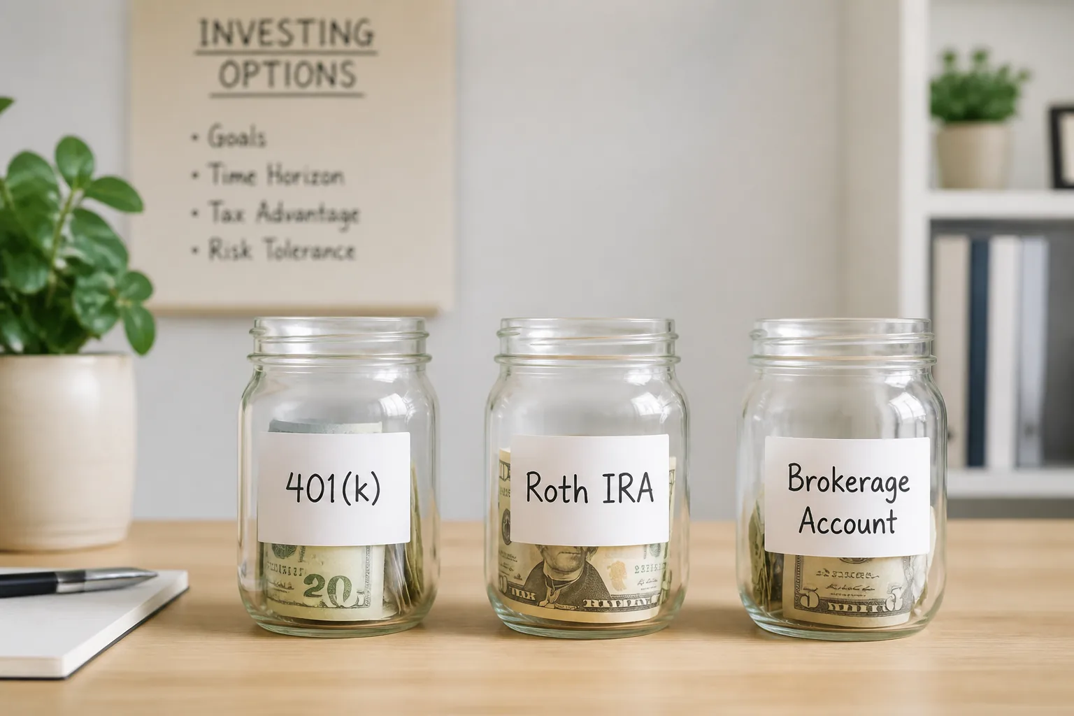 beginner investing account options compared