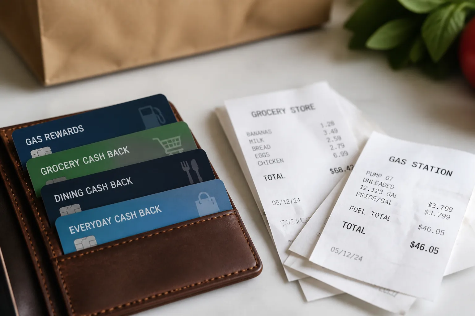 cash back cards matched to spending categories