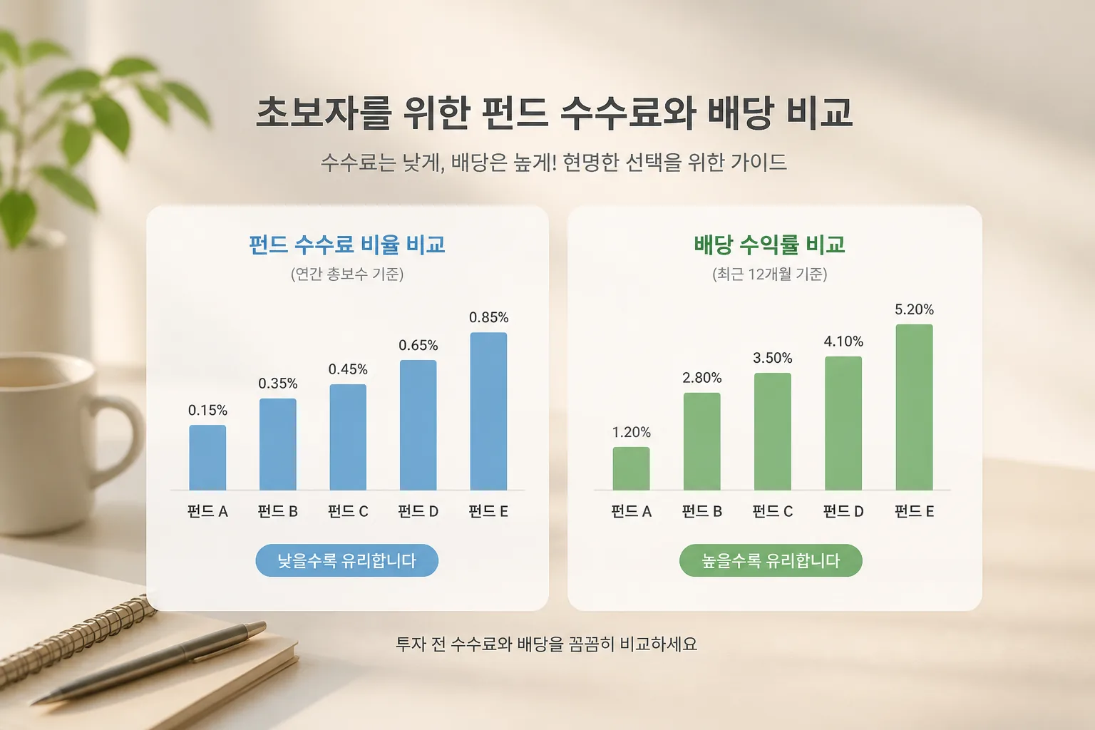 comparing fees and dividends for starter funds
