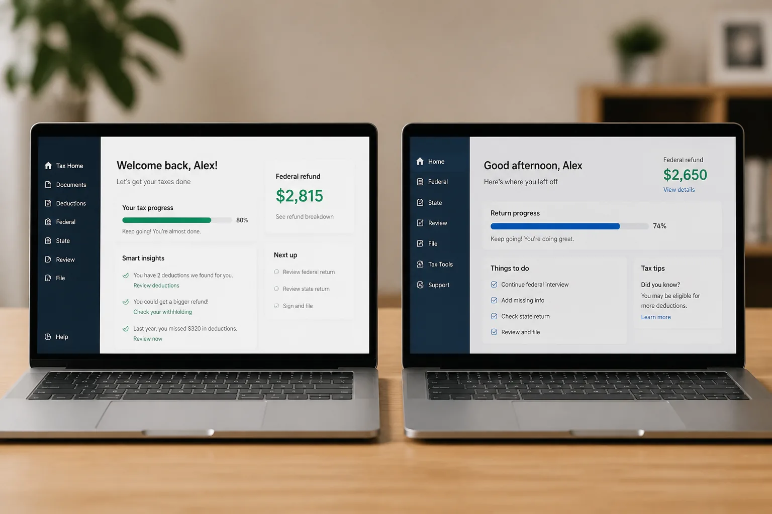 comparison of online tax filing platforms