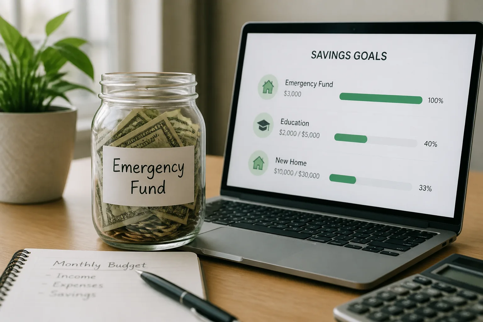 emergency fund and savings planning