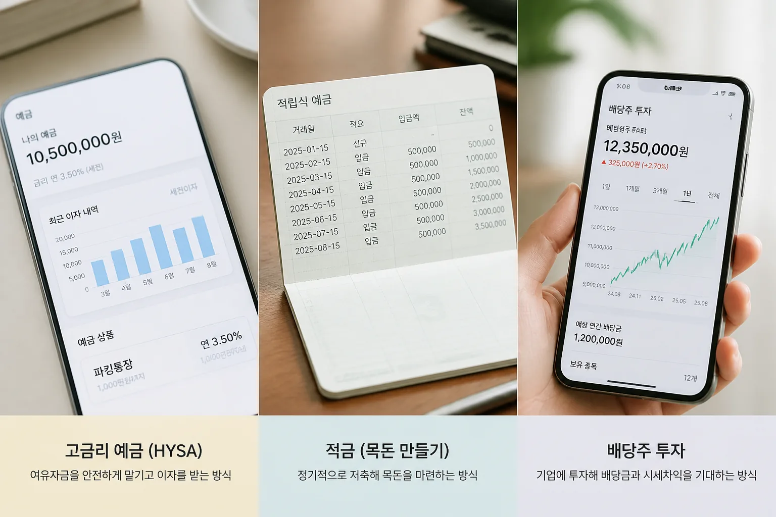 HYSA vs installment savings vs dividend investing