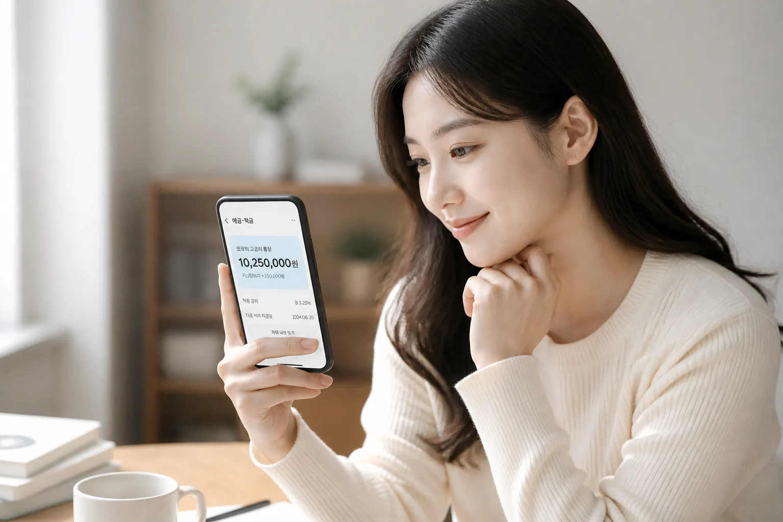 new grad checking high-yield savings account balance