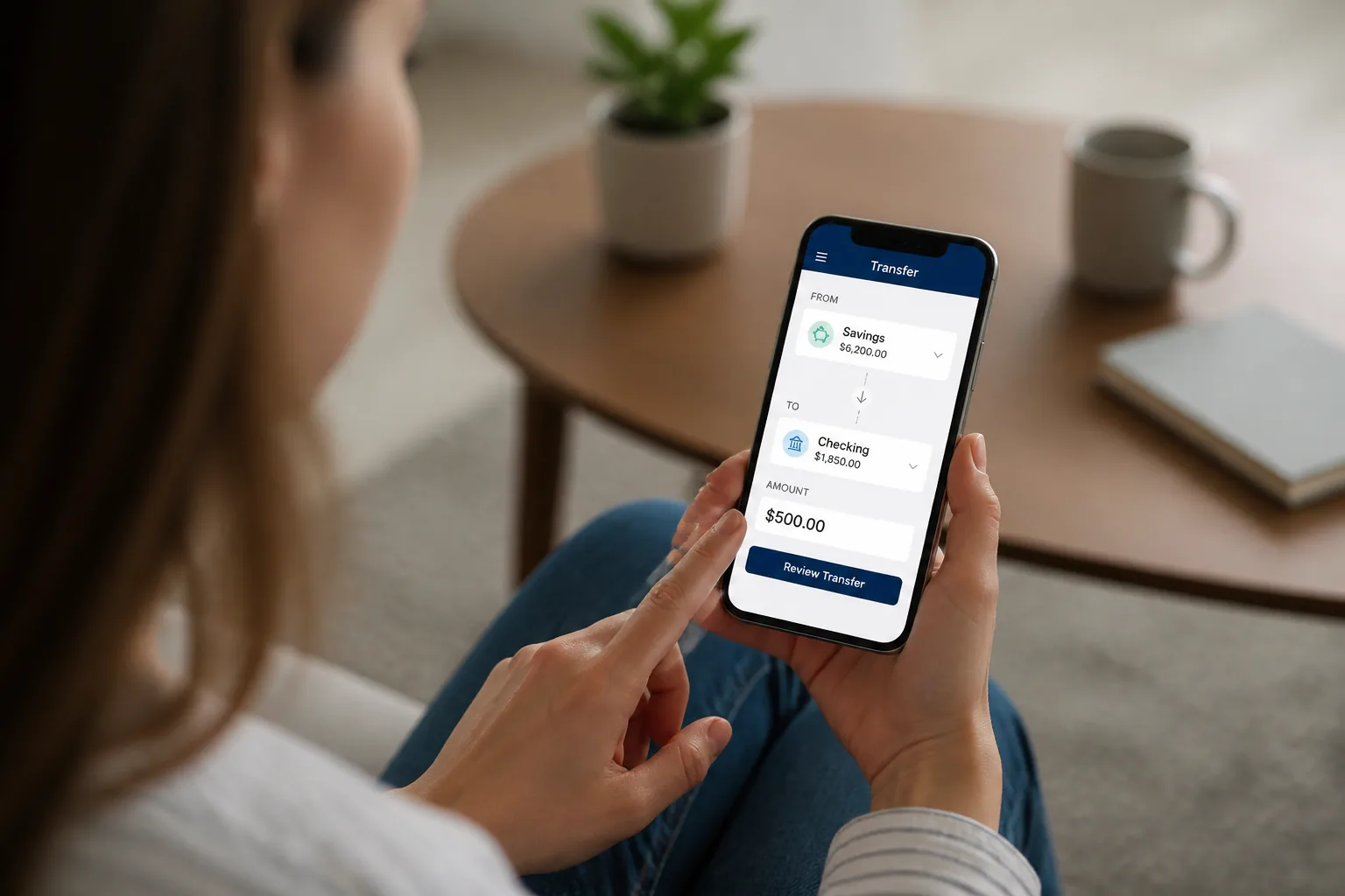 online bank transfer process