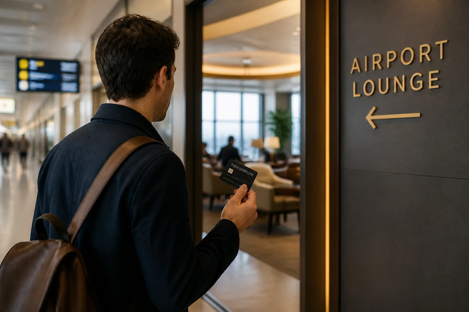 premium travel credit card perks at airport