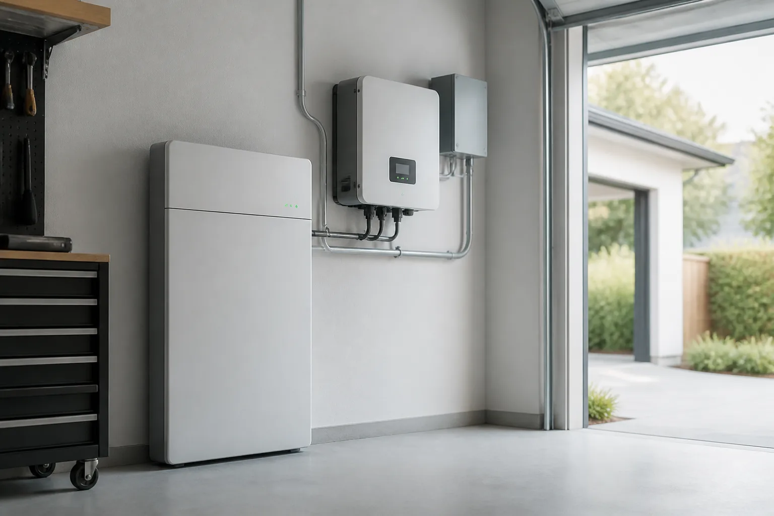 solar battery backup system for home resilience