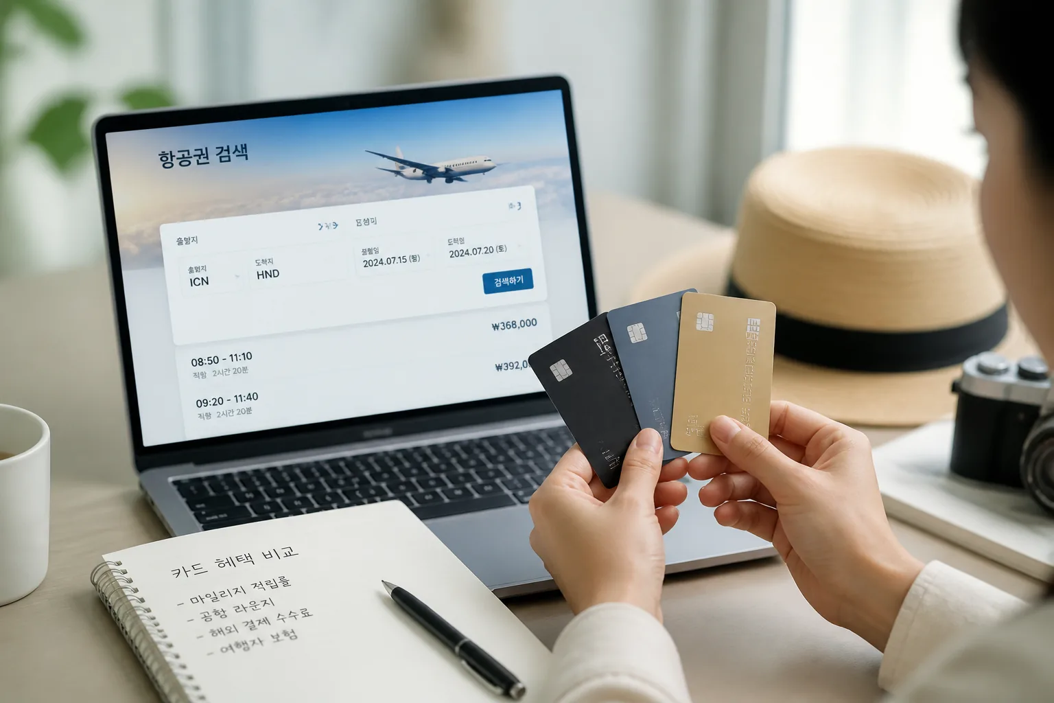 travel rewards card comparison for summer flights