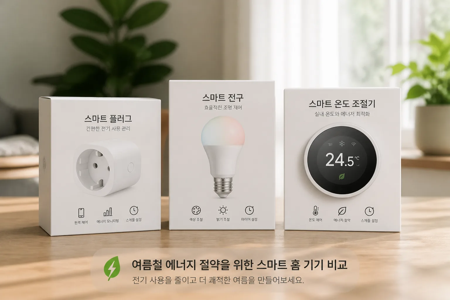 comparing smart home devices for summer energy savings