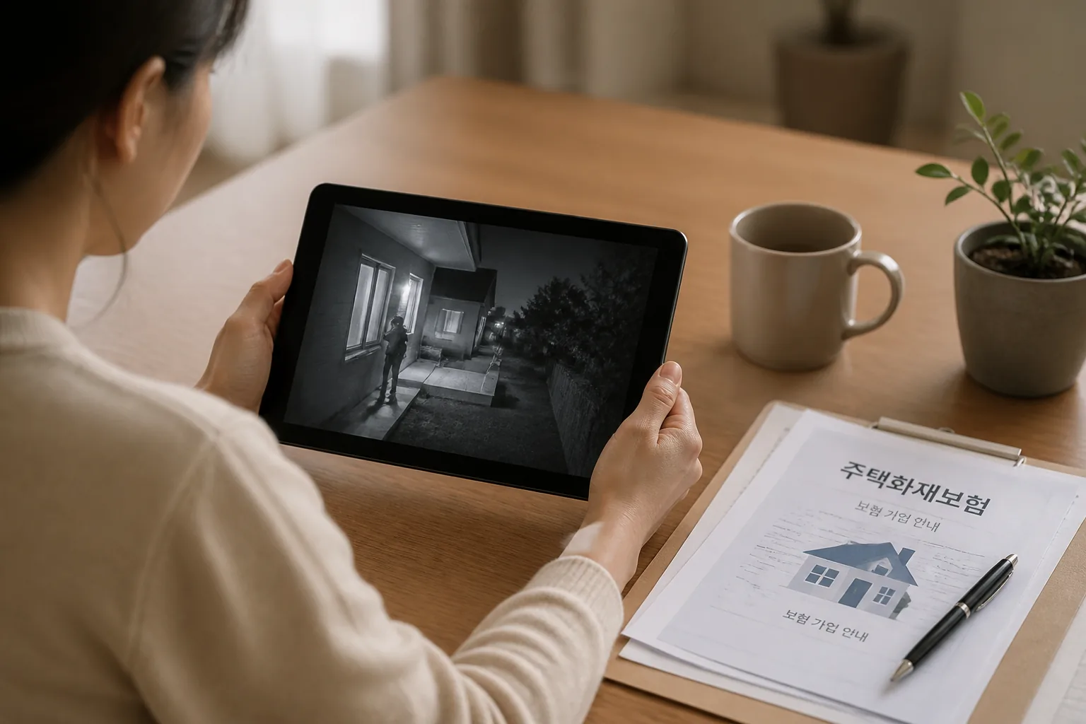 night security footage and home insurance review